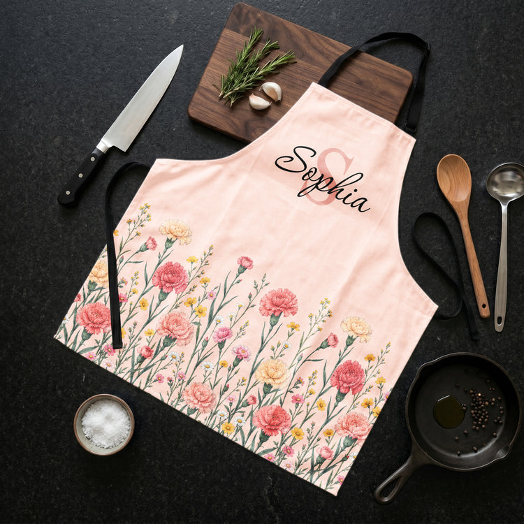 Monogram,-Custom-Name-&-Birth-Flower-Gift-For-Her,-Mom,-Grandma-Personalized-Apron-1