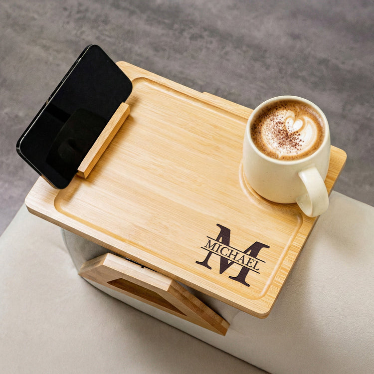Monogram_Gift_For_Men_Husband_Dad_Personalized_Wooden_Sofa_Tray_1