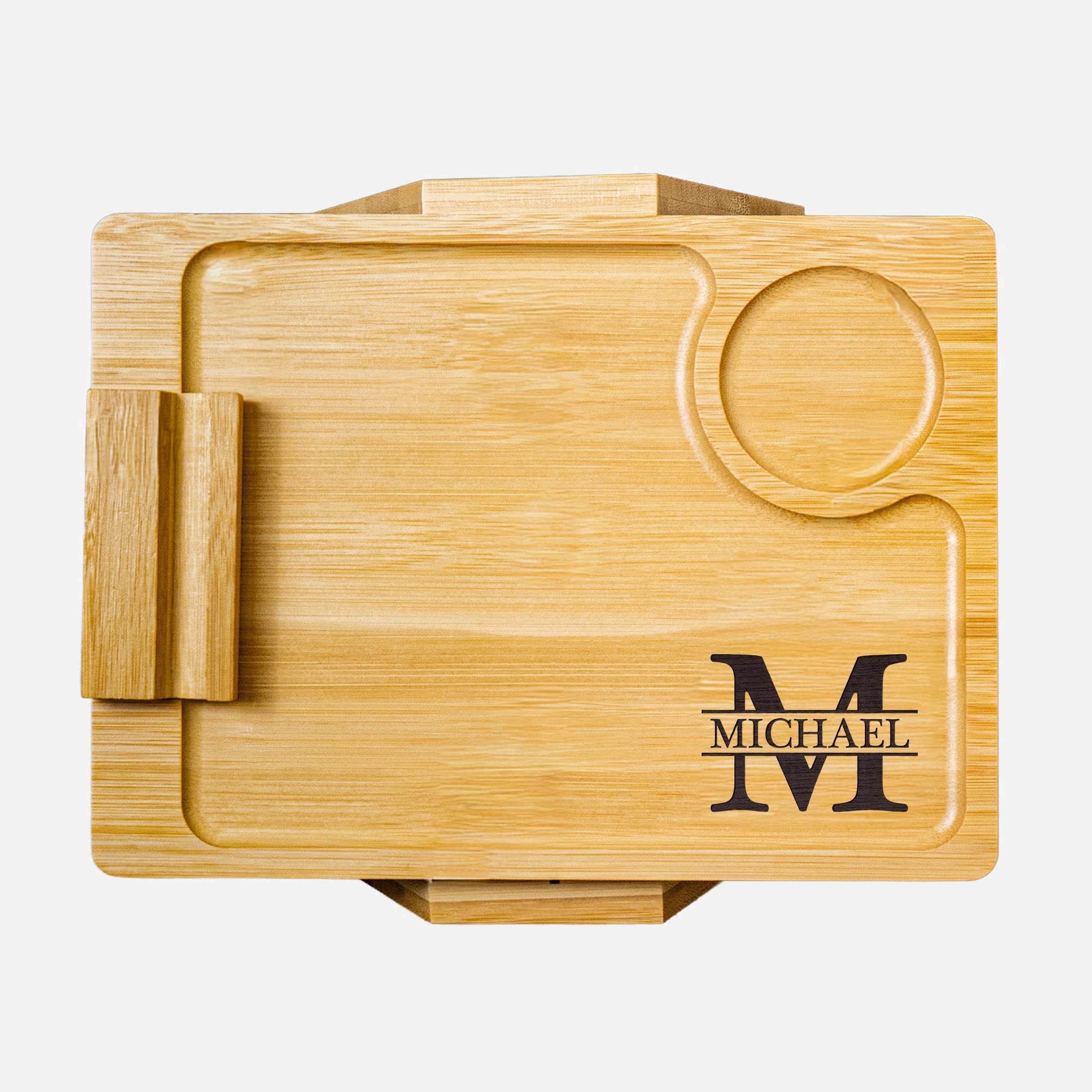Monogram_Gift_For_Men_Husband_Dad_Personalized_Wooden_Sofa_Tray_2