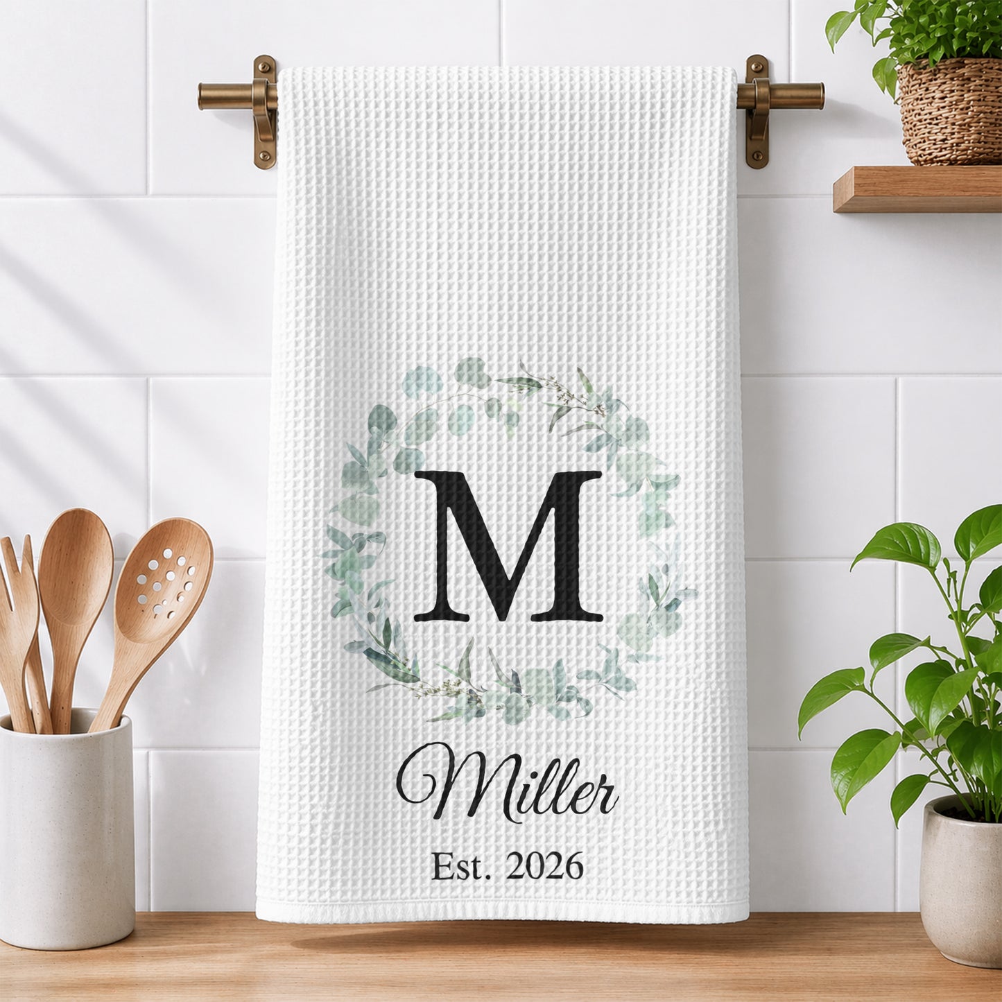 Monogram-Initial,-Custom--Family-Name,-Housewarming-Gift--Personalized-Kitchen-Towel2