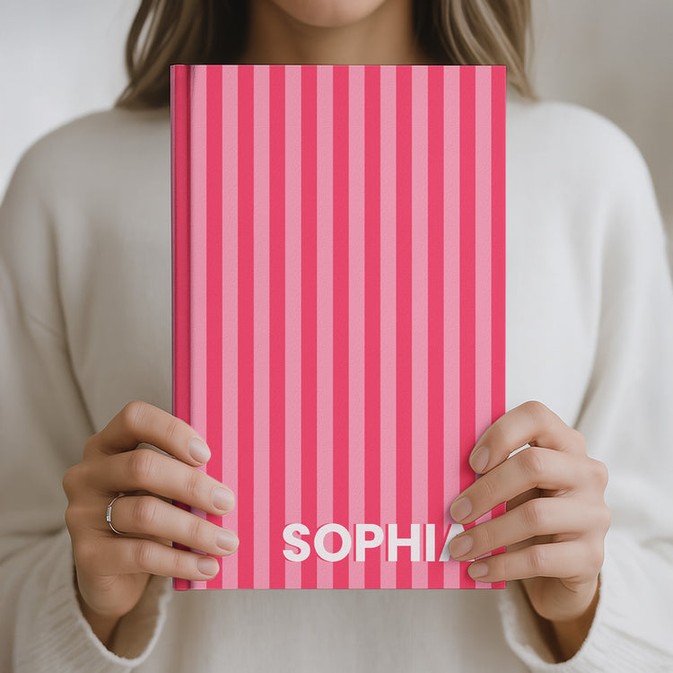 Monogram-Striped-Gratitude-Or-Company-Gift,-Wedding-Bridal-Party-Gift-Personalized-Journal-2