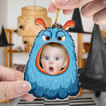 Monster Costumes Kid Halloween - Personalized Photo Acrylic Ornament