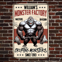 Monster Factory - Personalized Metal Sign