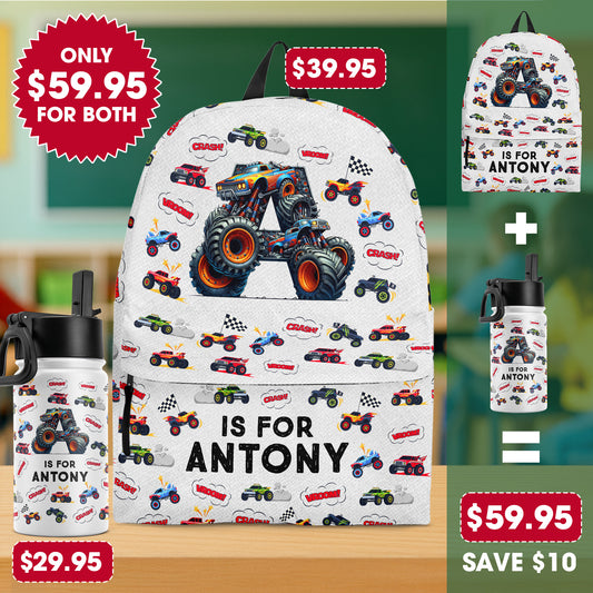 Monster Truck, Unicorn, Astronaut Alphabet - Custom Gift Set