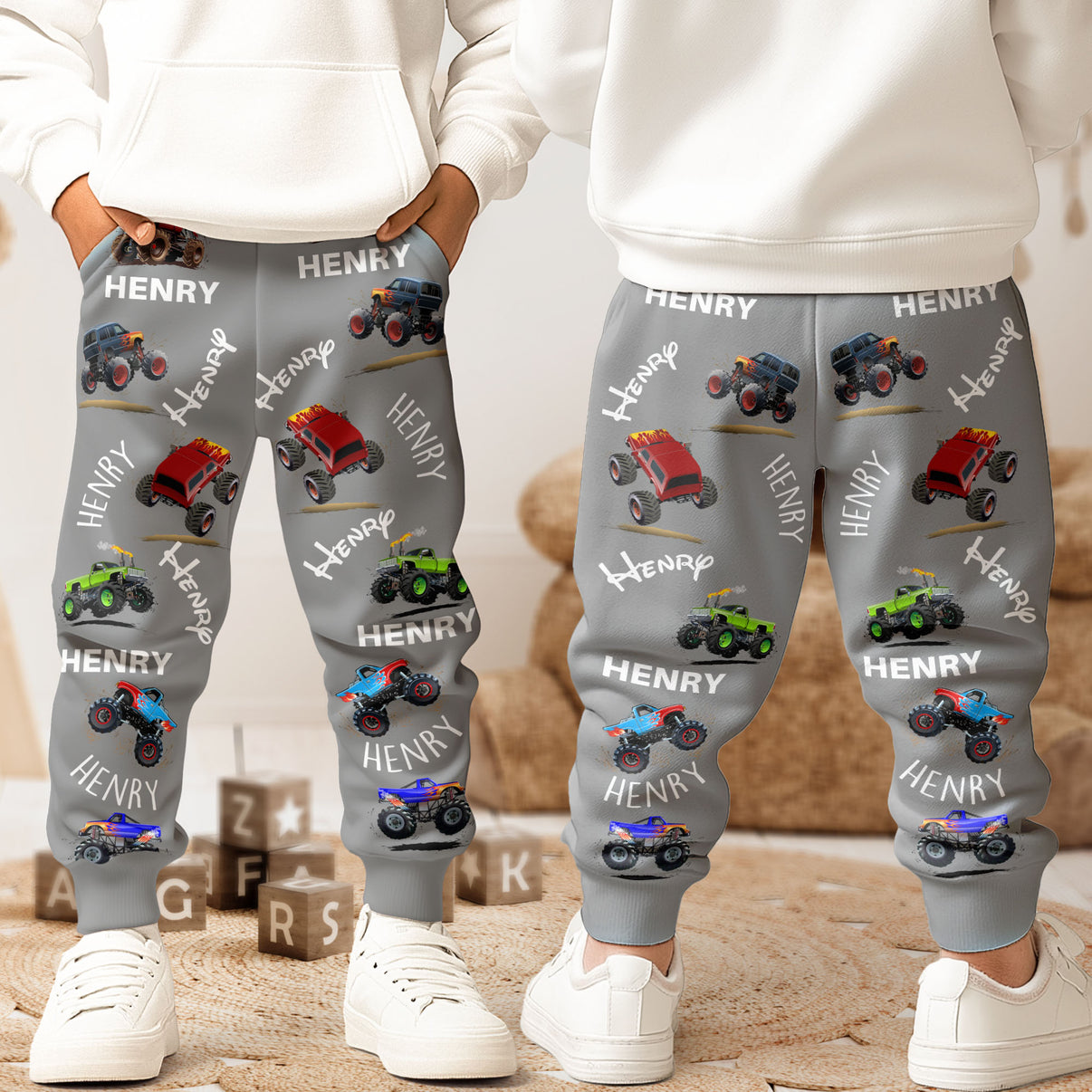Monster Trucks - Personalized Sweatpants – Macorner