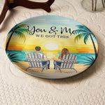 Mosaic Style You & Me We Got This New Version - Personalized Ceramic Plate