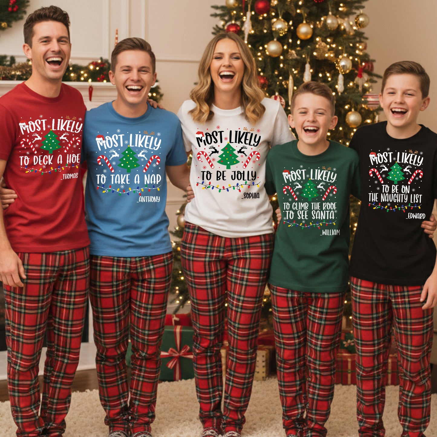 Most Likely To Christmas - Personalized Shirt