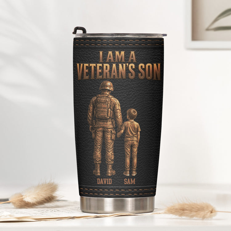 Most-People-Never-Meet-Their-Heroes,-I-Was-Raised-By-Mine-Personalized-Tumbler-1