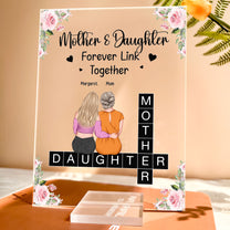 Mother And Children Forever Link Together - Personalized Acrylic Plaque