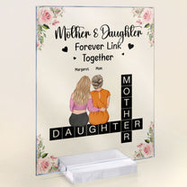 Mother And Children Forever Link Together - Personalized Acrylic Plaque