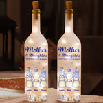Mother And Daughter A Bond That Can't Be Broken - Personalized Bottle Lamp