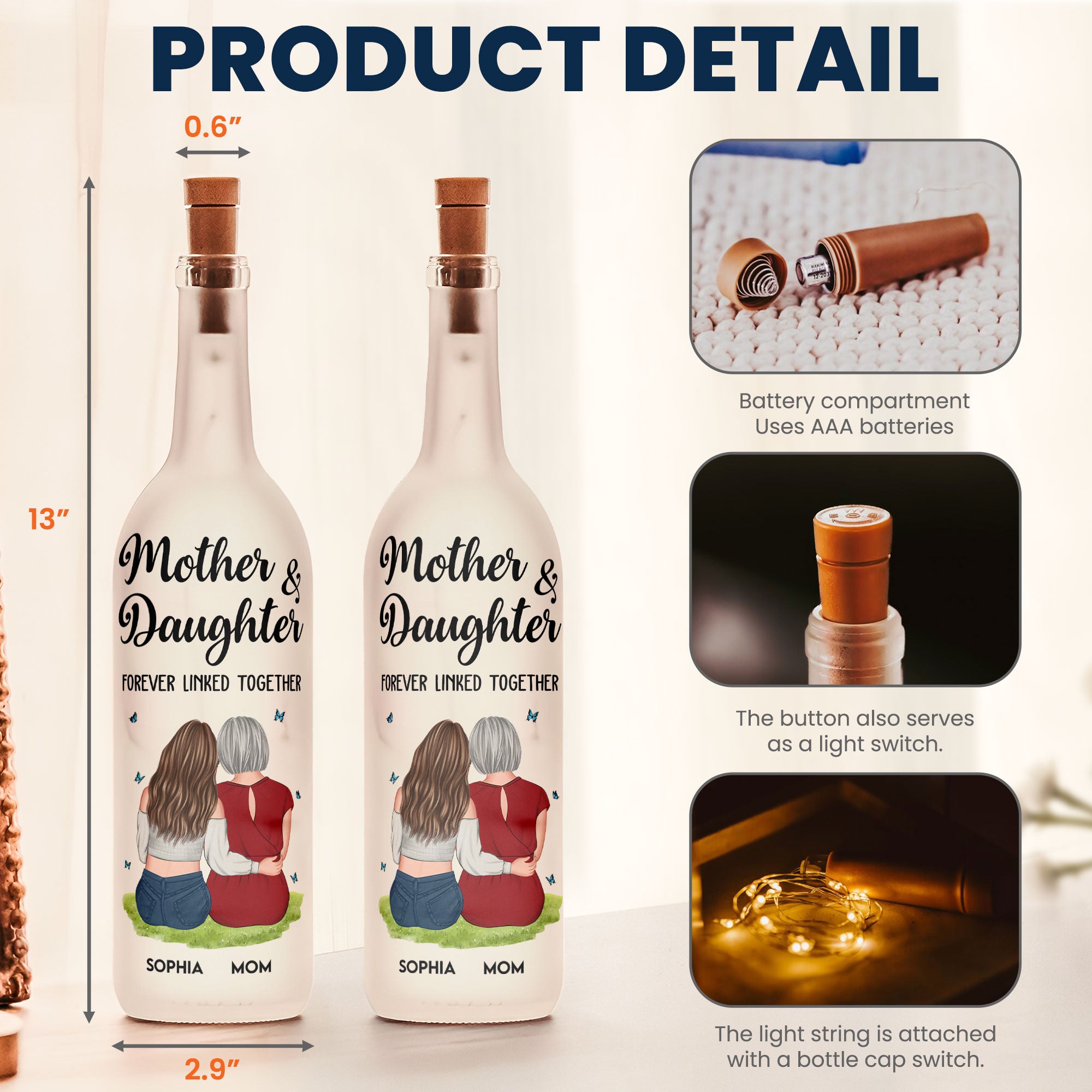 Mother And Daughter - Heartwarming Gift For Mother's Day - Custom Gift Set