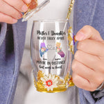 Mother And Daughter Never Truly Apart - Personalized Enamel Flower Tea Cup