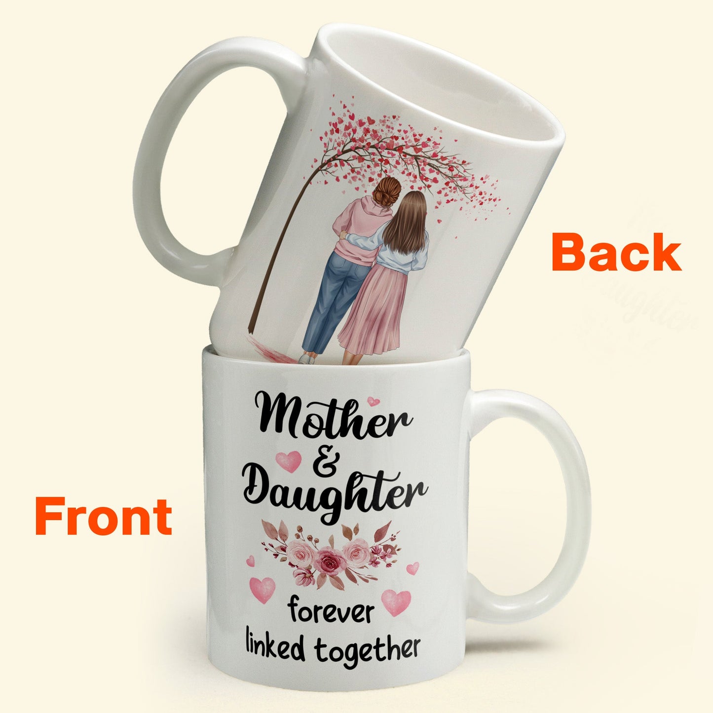 Mother And Daughters - Personalized Mug