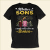 Mother And Son A Bond That Can&#39;t Be Broken - Personalized Back Printed Shirt
