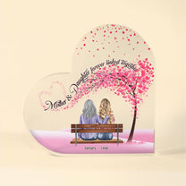 Mother Daughters Forever Linked Together - Personalized Acrylic Plaque