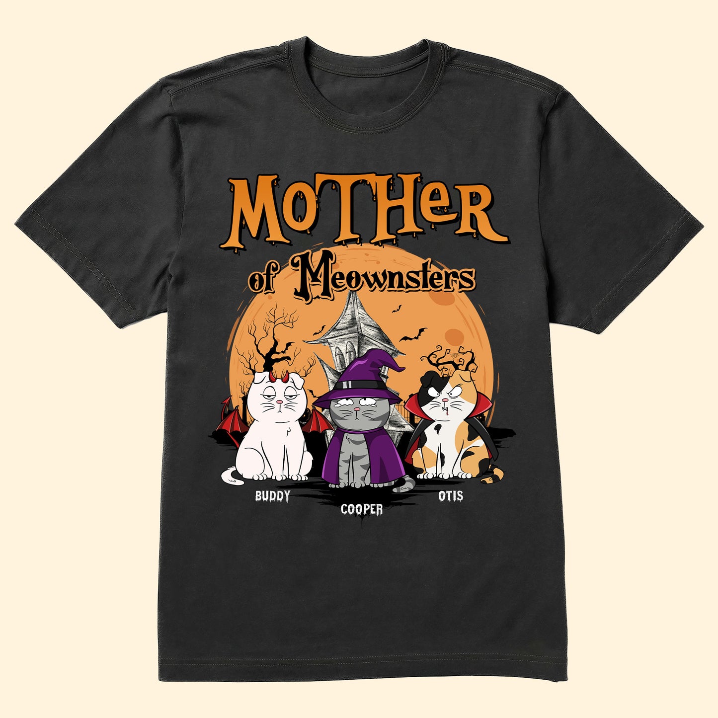 Mother Of Meownsters - New Version - Personalized Shirt