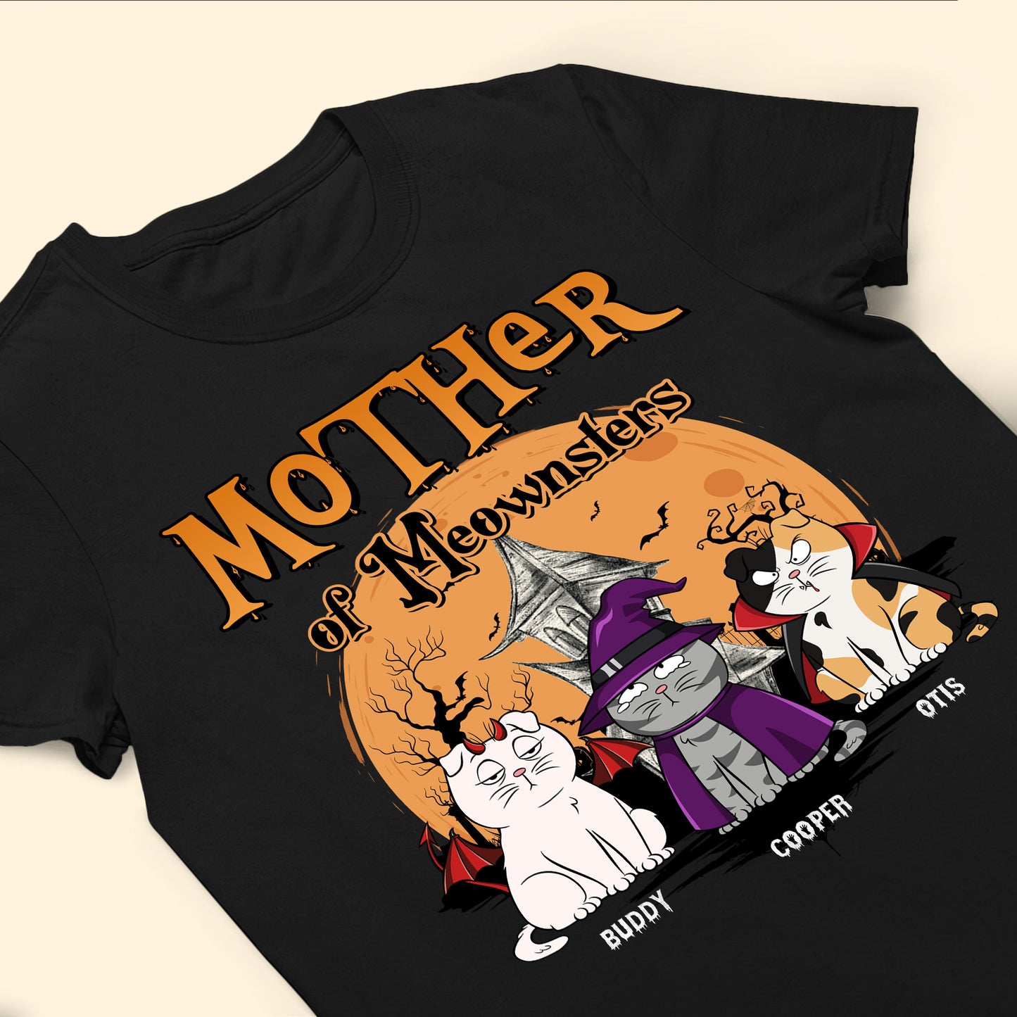 Mother Of Meownsters - New Version - Personalized Shirt