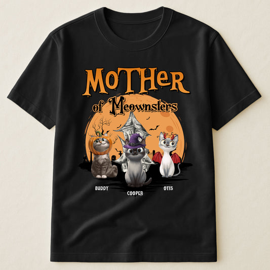 Mother Of Meownsters - Personalized Shirt