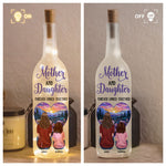 Mother & Children - Linked Together - Personalized Bottle Lamp