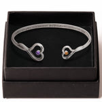 Mother & Daughter Best Friends Forever From The Heart - Personalized Heart Bracelet