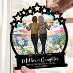 Mother & Daughter Gift - BFF From The Heart - Personalized Window Hanging Suncatcher Ornament