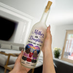Mother & Daughter - Linked Together - Personalized Bottle Lamp