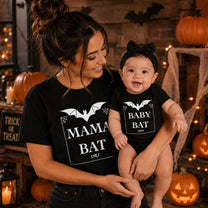 Mother-And-Daughter-Son-Matching-Outfits,-Baby-Halloween-Personalized-Shirt-1