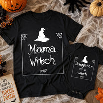 Mother-And-Daughter-Son-Matching-Outfits,-Baby-Halloween-Personalized-Shirt-5