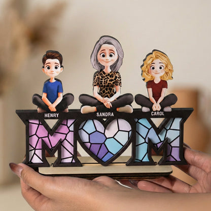 Mother_Children_Mothers_Day_Gift_For_Wife_Mum_Mom_Personalized_Wooden_Plaque_4
