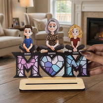 Mother_Children_Mothers_Day_Gift_For_Wife_Mum_Mom_Personalized_Wooden_Plaque_5