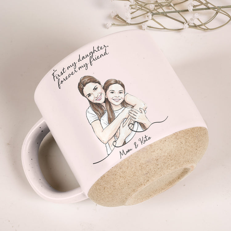 Mother-&-Daughter-Forever-Linked-Together-Custom-Photo-Watercolor-Personalized-Mug-4