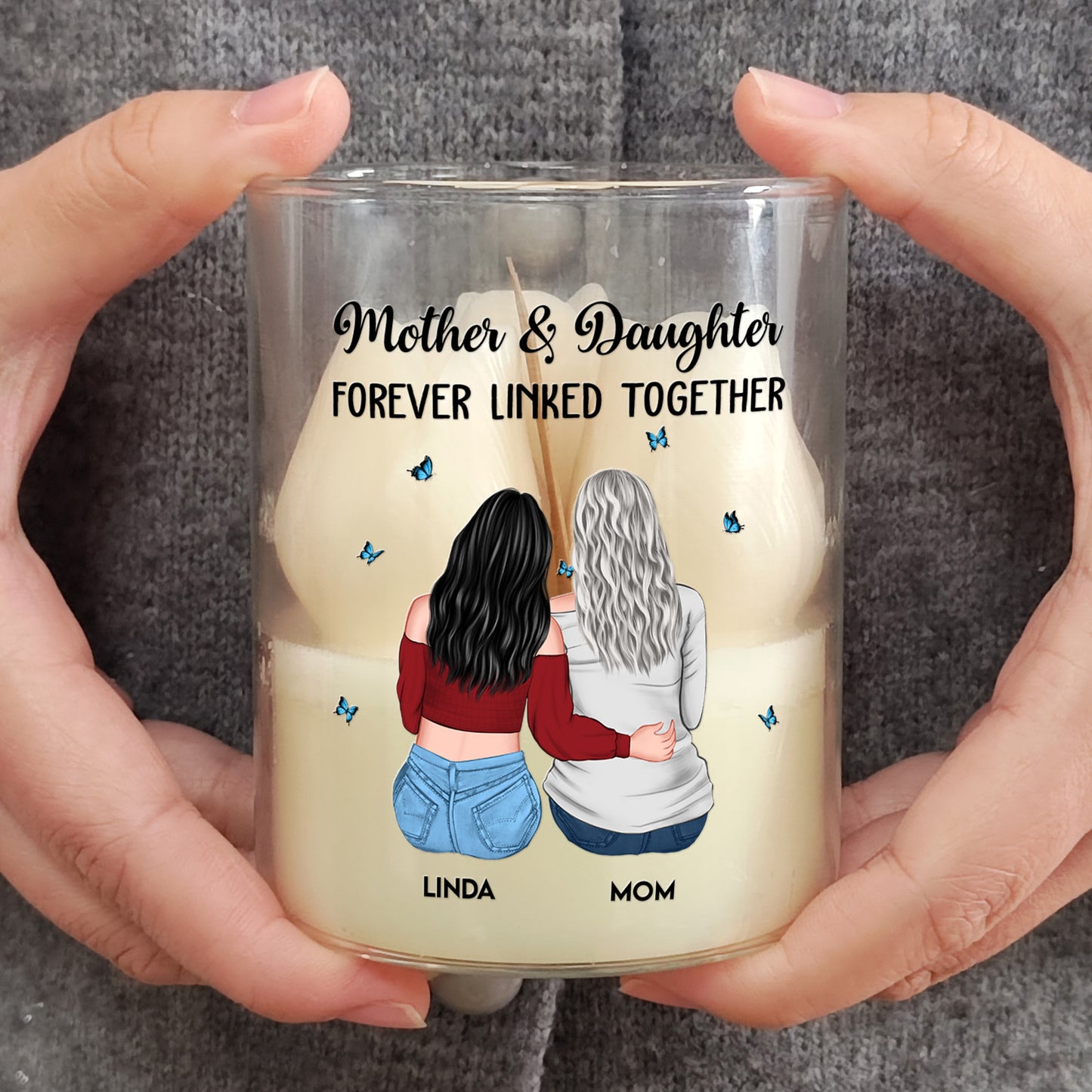 Mother-&-Daughter-Forever-Linked-Together-Personalized-Candle-3