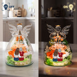 Mother-&-Daughter-Forever-Linked-Together-Personalized-Flower-In-Glass-Angel-Figurines-5