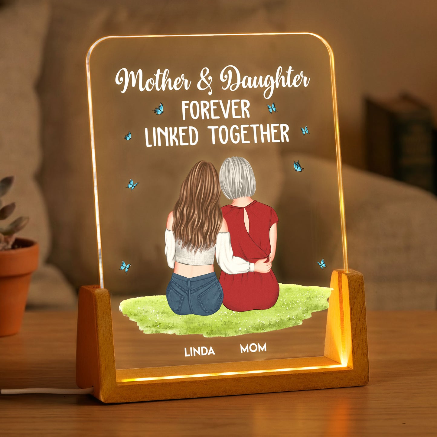 Mother-&-Daughter-Forever-Linked-Together-Personalized-Night-Light-1