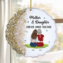 Mother_Daughter_Forever_Linked_Together_Personalized_Resin_Ornament_1