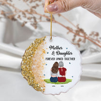 Mother_Daughter_Forever_Linked_Together_Personalized_Resin_Ornament_2