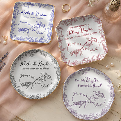 Mother-&-Daughter-Forever-Linked-Together-Toile-De-Jouy-Personalized-Jewelry-Dish-1