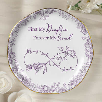 Mother-&-Daughter-Forever-Linked-Together-Toile-De-Jouy-Personalized-Jewelry-Dish-5