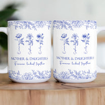 Mother-&-Daughters-Forever-Linked-Together-Birth-Flower-Personalized-Mug-3