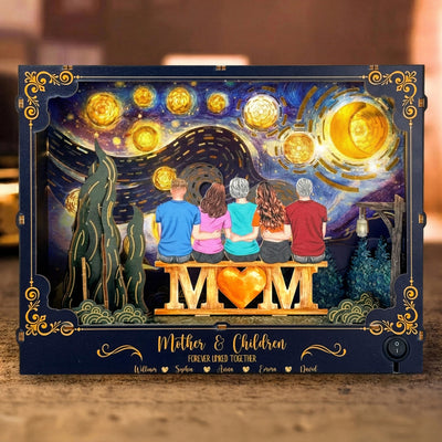 Mother & Daughters Forever Linked Together Mother's Day Gift - Personalized DIY Book Nook Kit