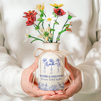 Mother-&-Daughters-Forever-Linked-Together-Personalized-Vase-7