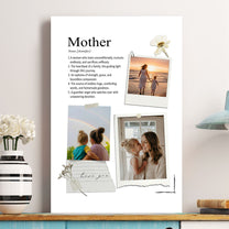 Mother_Definition_Mothers_Day_Gift_For_Mom_Mum_Wife_Personalized_Photo_Poster_2