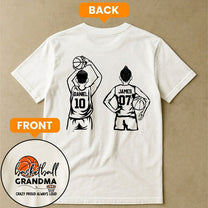 Mother's Day Gifts, Basketball Grandma, Crazy Proud, Always Loud - Personalized Shirt