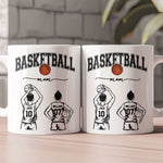 Mother's Day Gifts, Custom Basketball Mom, Grandma - Personalized Mug