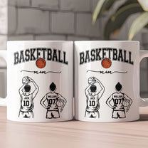 Mother's Day Gifts, Custom Basketball Mom, Grandma - Personalized Mug