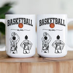 Mother's Day Gifts, Custom Basketball Mom, Grandma - Personalized Mug