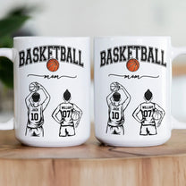 Mother's Day Gifts, Custom Basketball Mom, Grandma - Personalized Mug