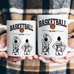 Mother's Day Gifts, Custom Basketball Mom, Grandma - Personalized Mug