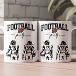 Mother's Day Gifts, Custom Football Mom, Grandma - Personalized Mug